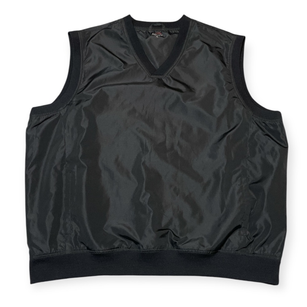 Men's Acuity Golf Vest Windbreaker Black Size XL